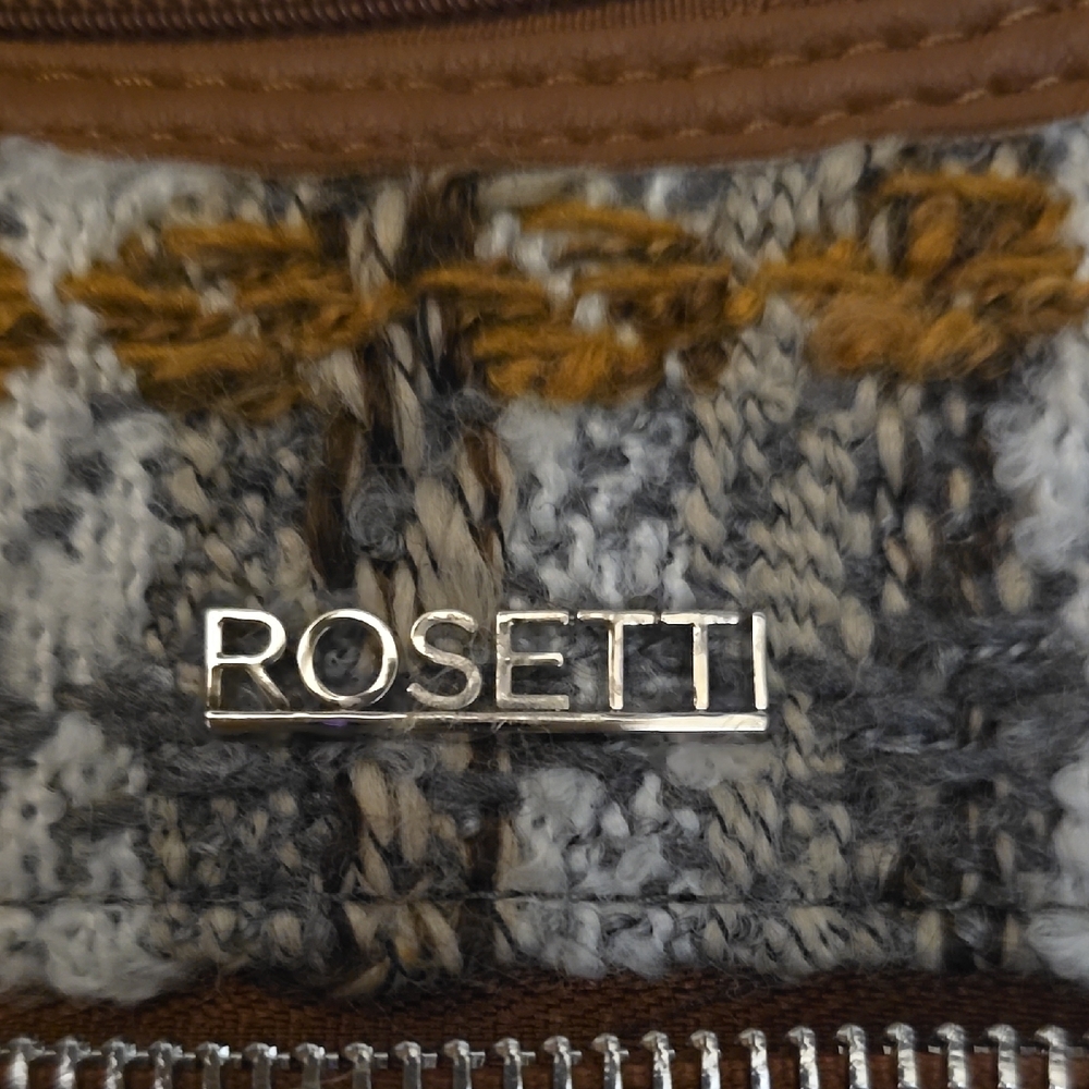 Plaid Tweed Shoulder Bag - Picture 2 of 7